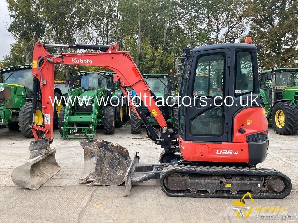 Kubota U 36-4 حفارات صغيرة أقل من 7 طن (حفارات صغيرة)