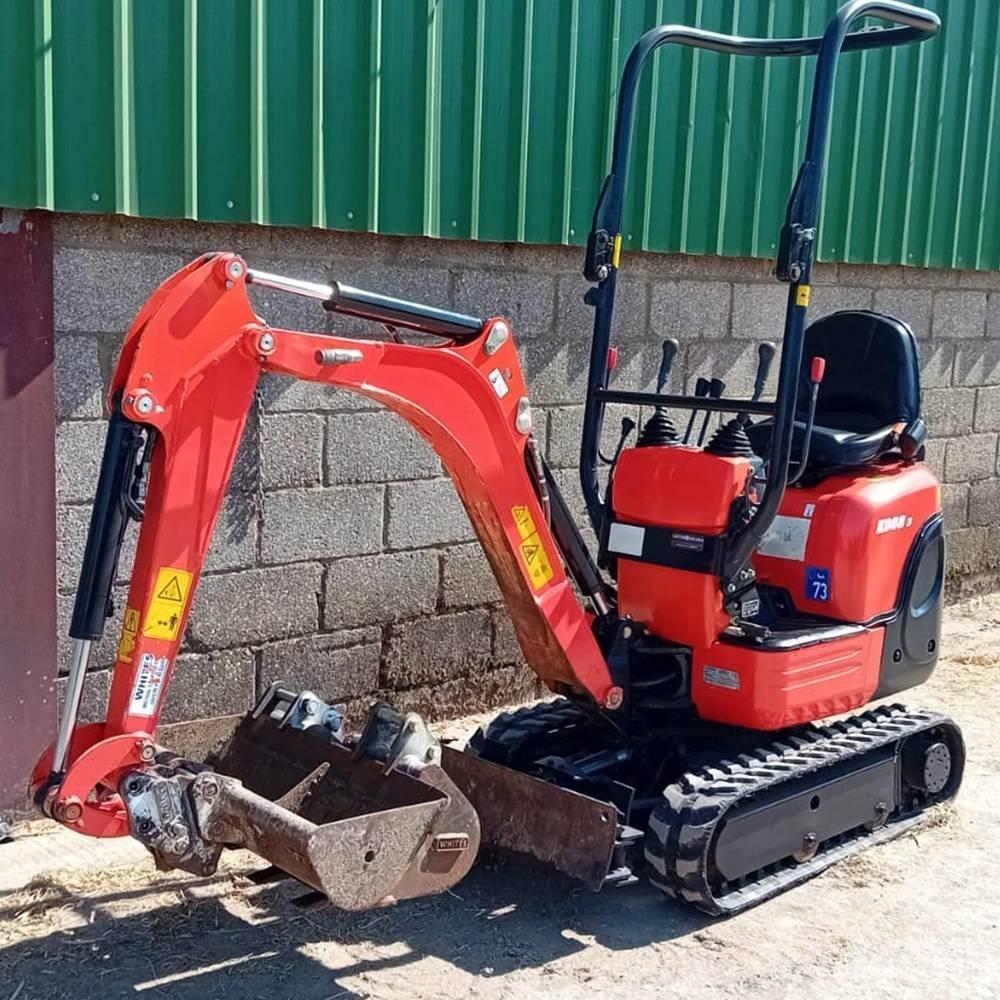 Kubota K 008-3 حفارات صغيرة أقل من 7 طن (حفارات صغيرة)