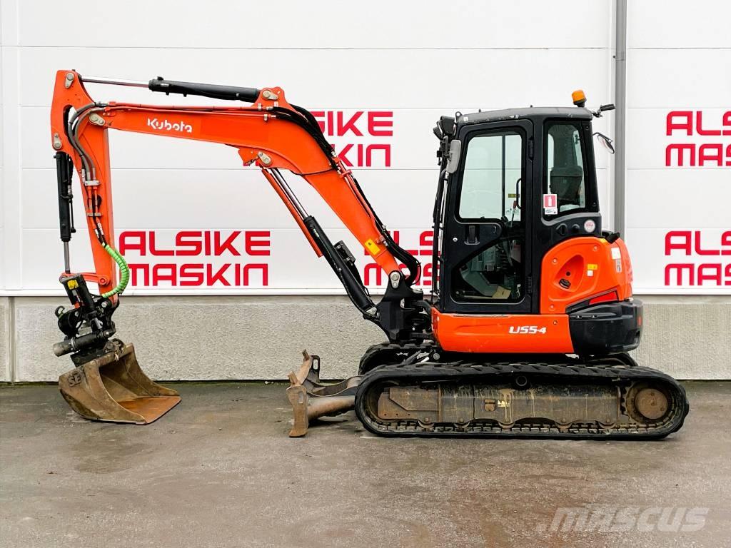 Kubota U 55-4 حفارات صغيرة أقل من 7 طن (حفارات صغيرة)