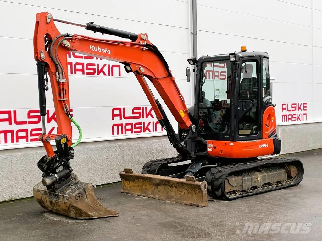 Kubota U 55-4 حفارات صغيرة أقل من 7 طن (حفارات صغيرة)