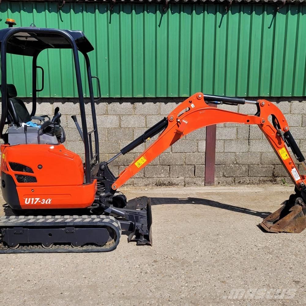 Kubota U17-3a حفارات صغيرة أقل من 7 طن (حفارات صغيرة)