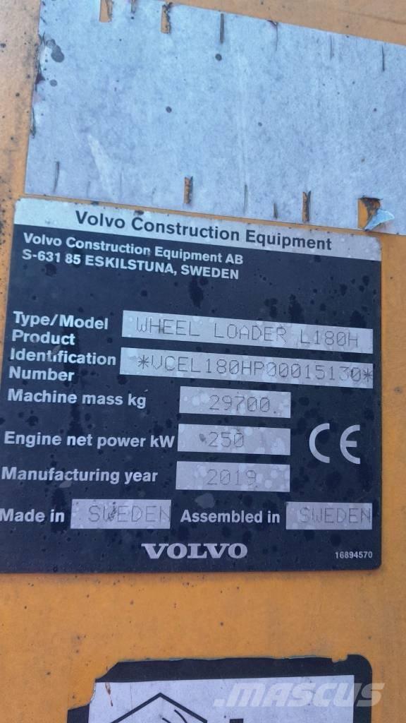 Volvo L 180 H لوادر بعجل