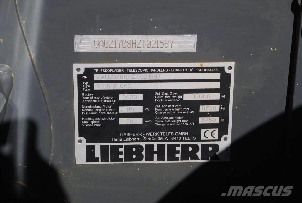 Liebherr T 55-7s مناولات متداخلة
