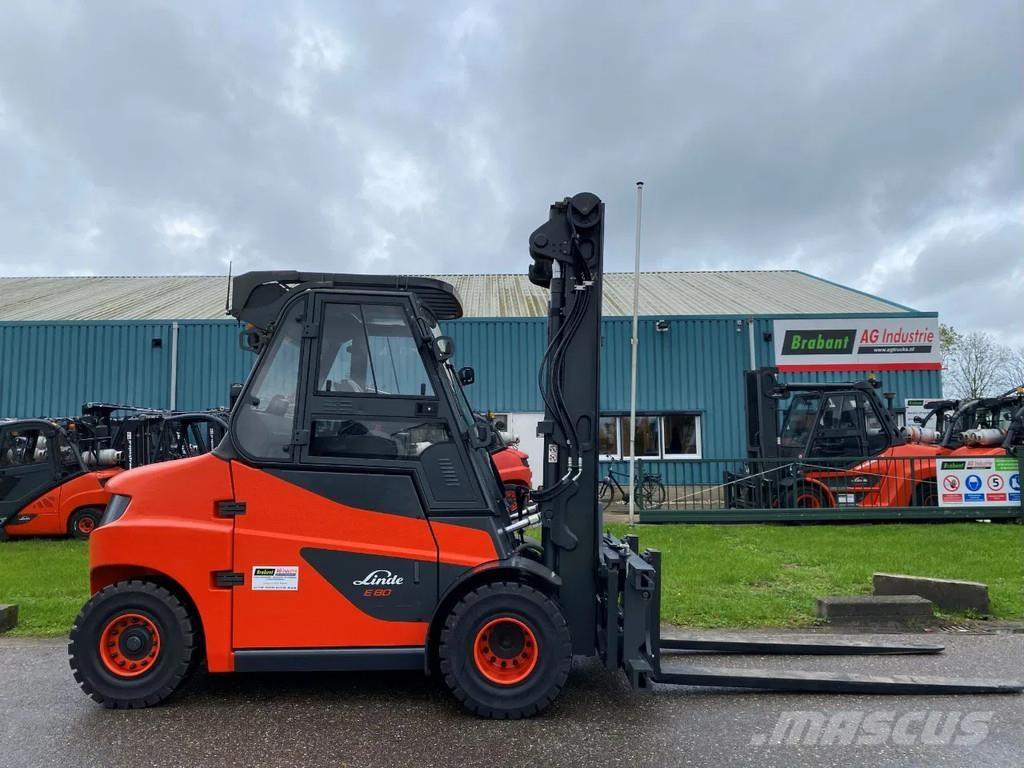 Linde E80-01/900 شاحنات ذات رافعات شوكية تعمل بالكهرباء