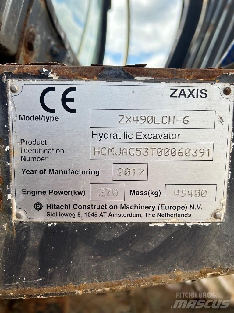 Hitachi 490 LCH-6 حفارات زحافة