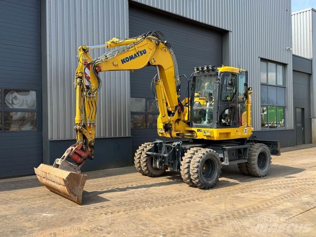 Komatsu PW118MR-11 حفارات بعجل