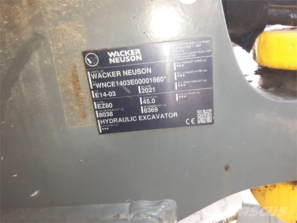 Wacker Neuson EZ80 حفارات زحافة