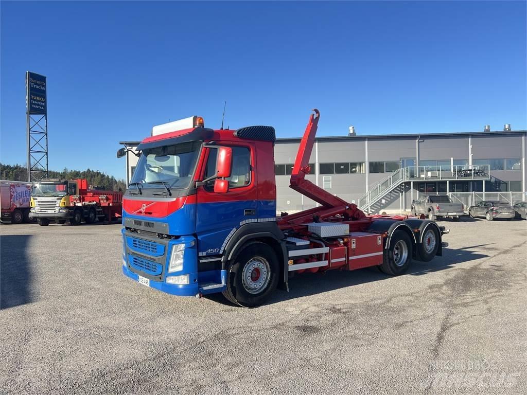 Volvo FM450 6X2 شاحنات الرافعات الخطافية