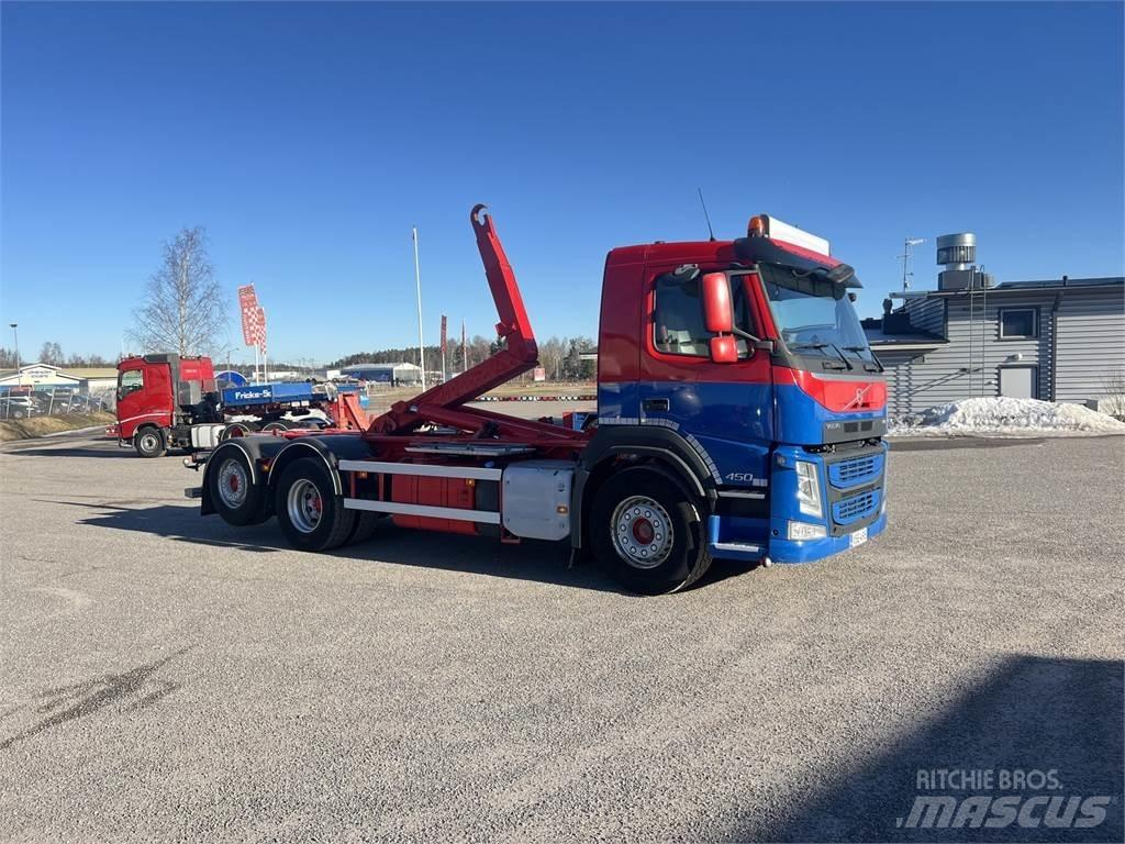 Volvo FM450 6X2 شاحنات الرافعات الخطافية