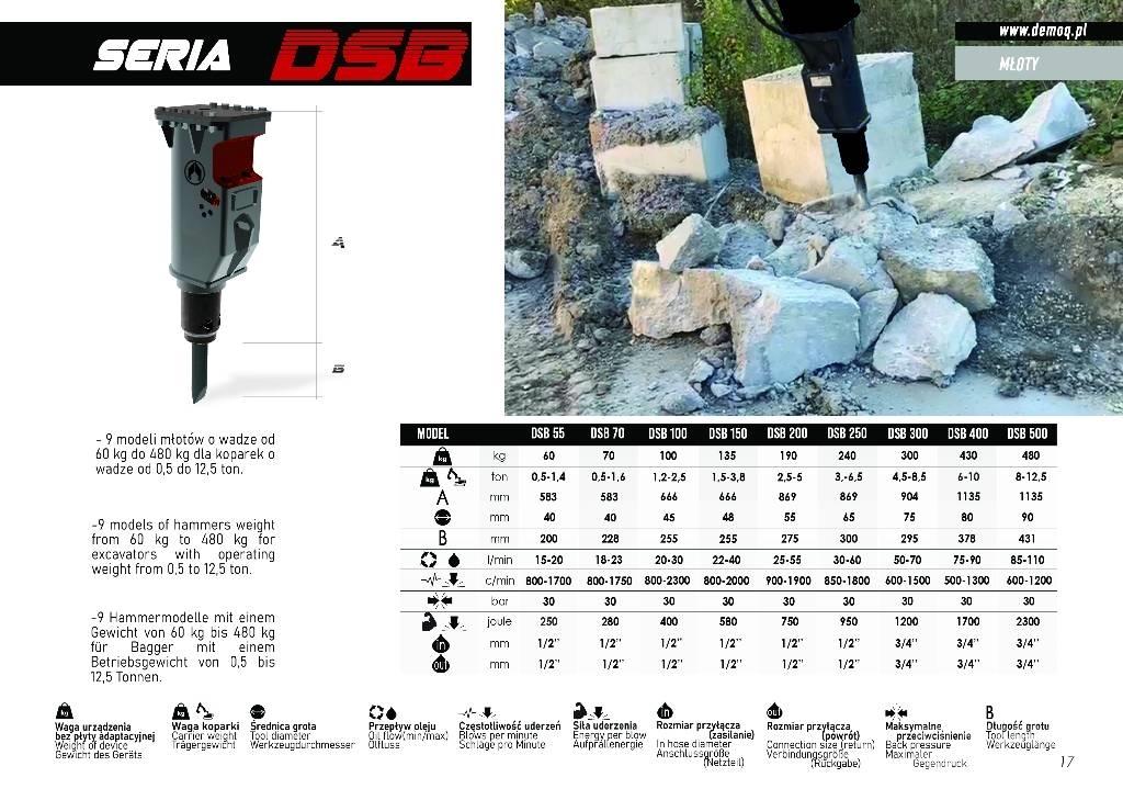  DEMOQ DSB200 مطارق / كسارات