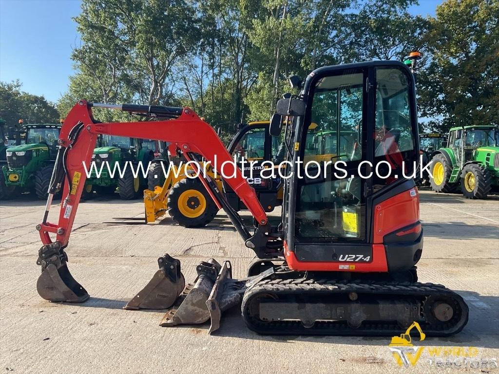 Kubota U 27-4 حفارات صغيرة أقل من 7 طن (حفارات صغيرة)