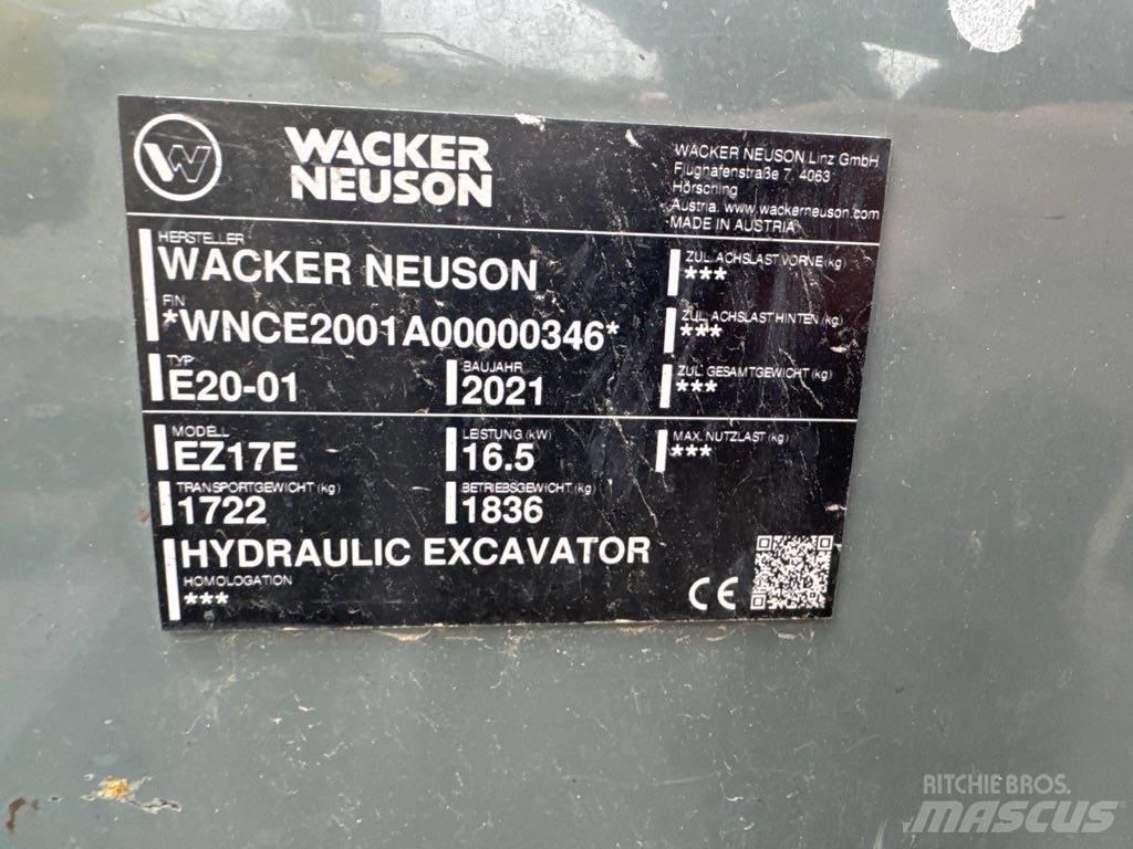 Wacker Neuson EZ17e حفارات زحافة