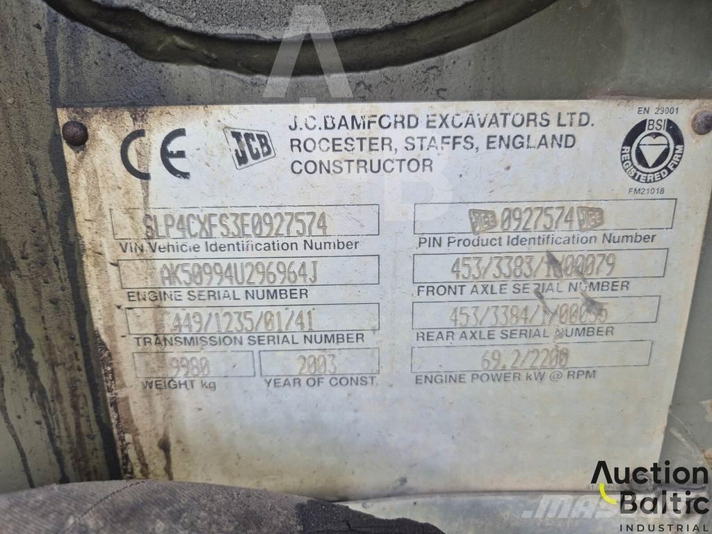 JCB 4 CX لوادر ذات جرافات عكسية