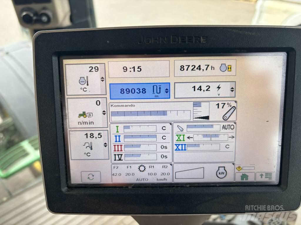 John Deere 7280 R الجرارات