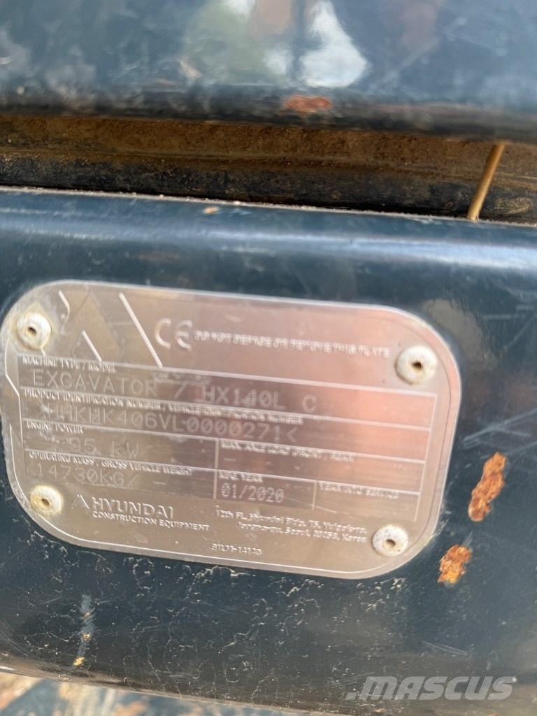 Hyundai HX 140 LC حفارات زحافة