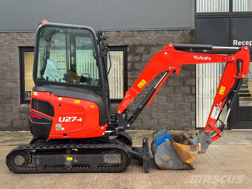 Kubota U 27-4 حفارات صغيرة أقل من 7 طن (حفارات صغيرة)