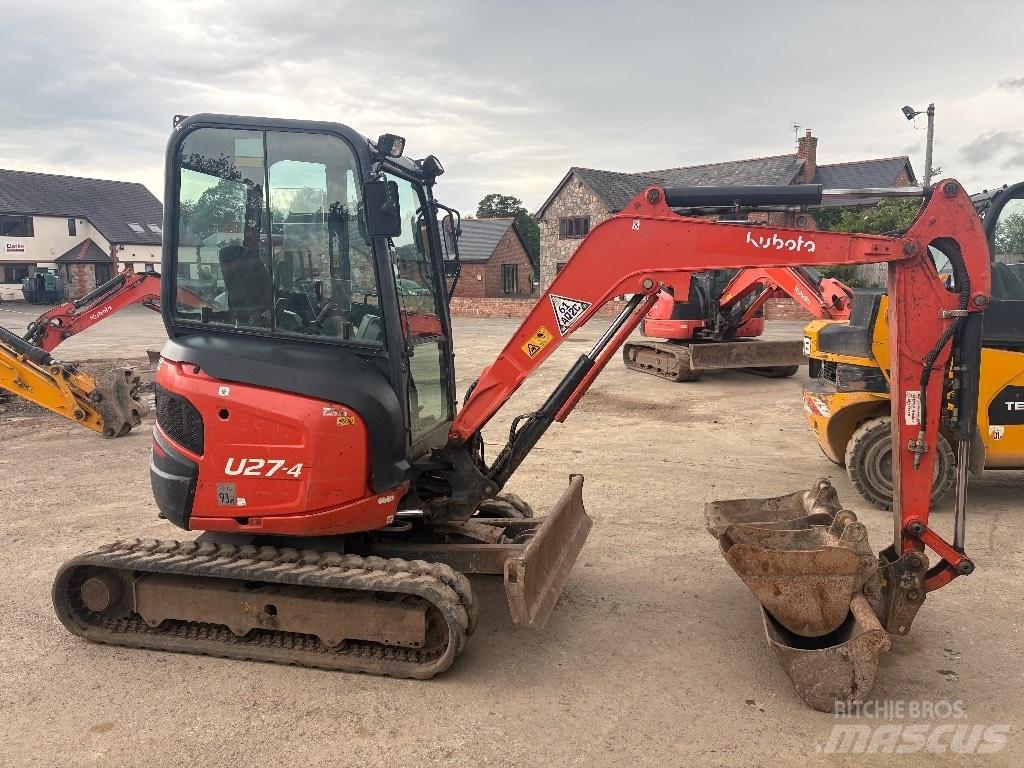 Kubota U 27-4 حفارات صغيرة أقل من 7 طن (حفارات صغيرة)