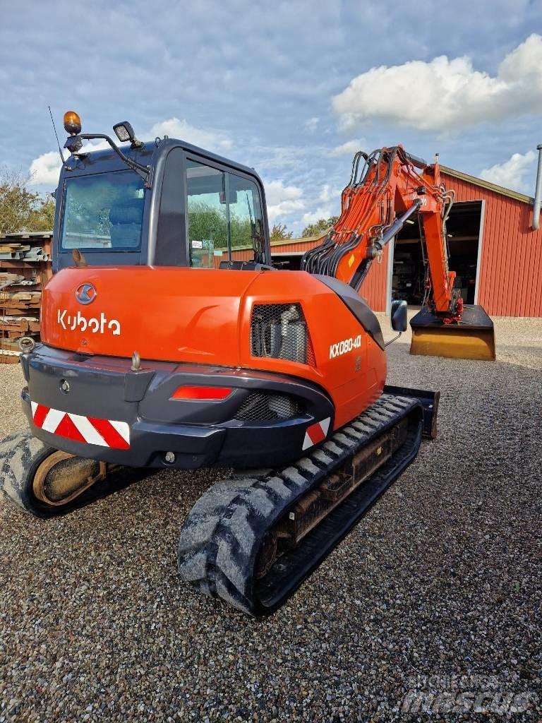 Kubota KX080-4 حفارات صغيرة أقل من 7 طن (حفارات صغيرة)