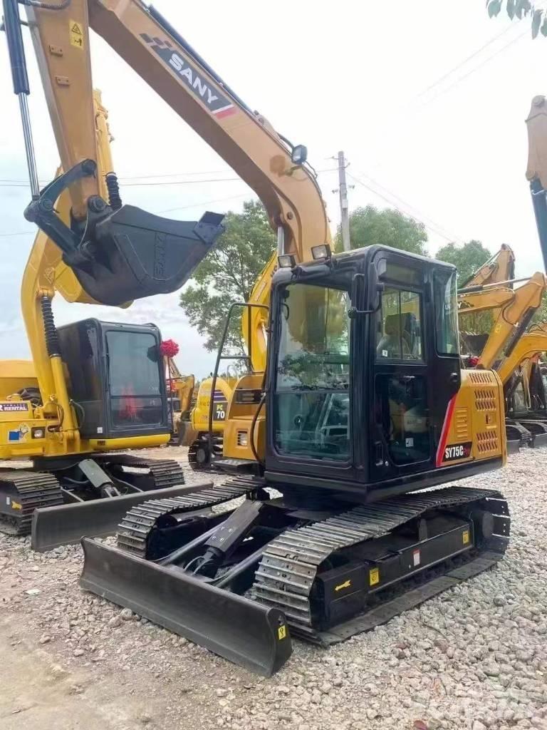 Sany SY 75 حفارات وسط 7 طن - 12 طن
