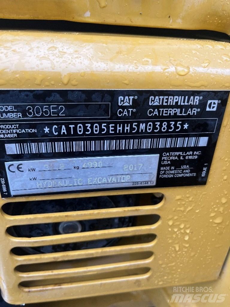 CAT 305 E CR حفارات صغيرة أقل من 7 طن (حفارات صغيرة)