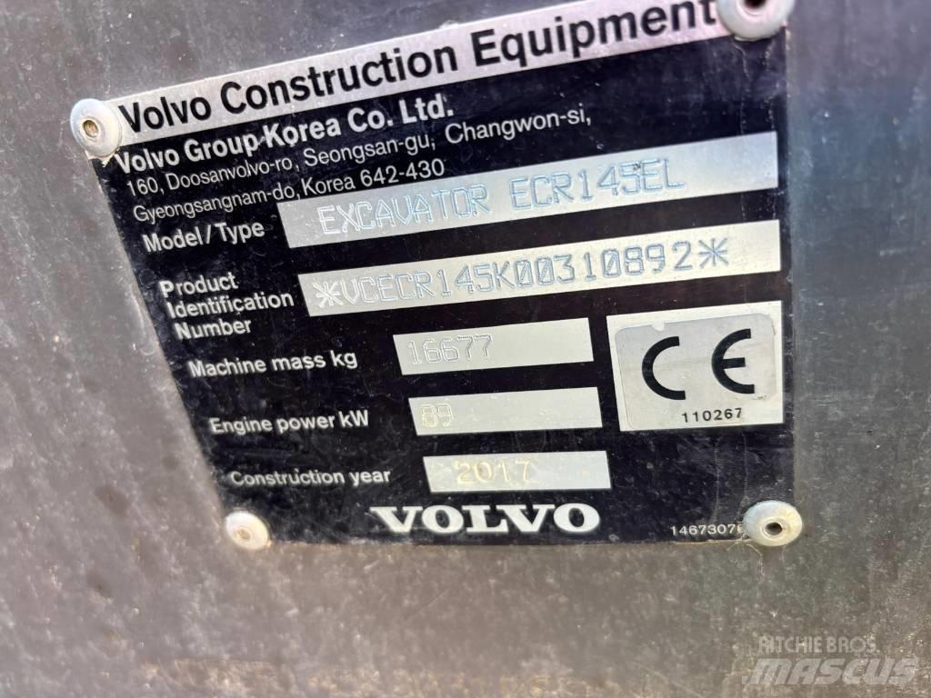 Volvo ECR145EL حفارات زحافة