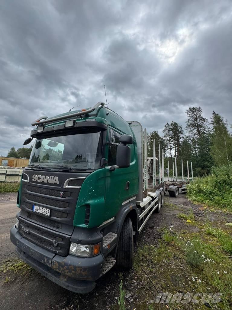Scania R 500 شاحنات أشجار