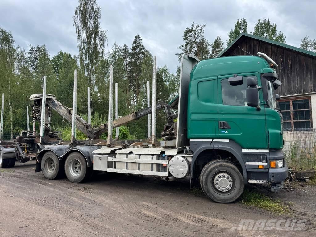 Scania R 500 شاحنات أشجار