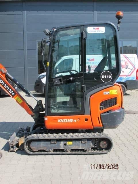 Kubota KX 019-4 حفارات صغيرة أقل من 7 طن (حفارات صغيرة)