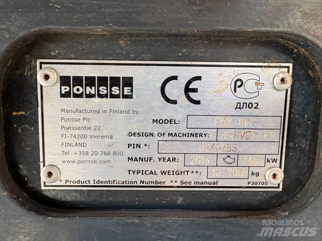 Ponsse Fox حصادات