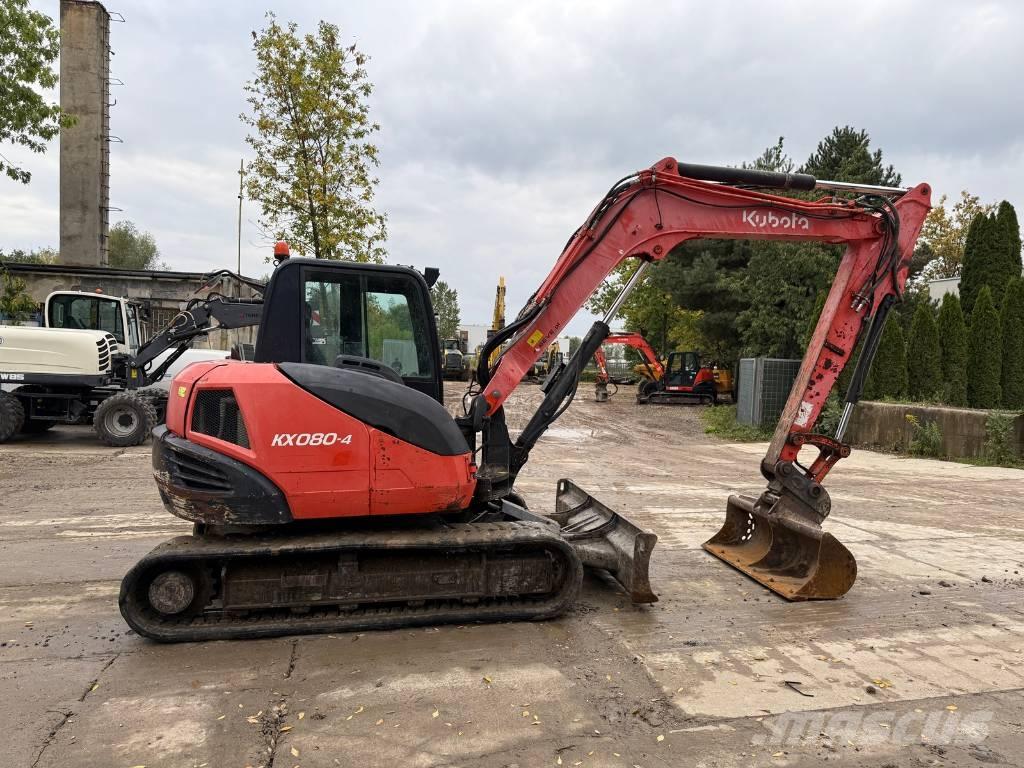 Kubota KX 080-4 حفارات وسط 7 طن - 12 طن