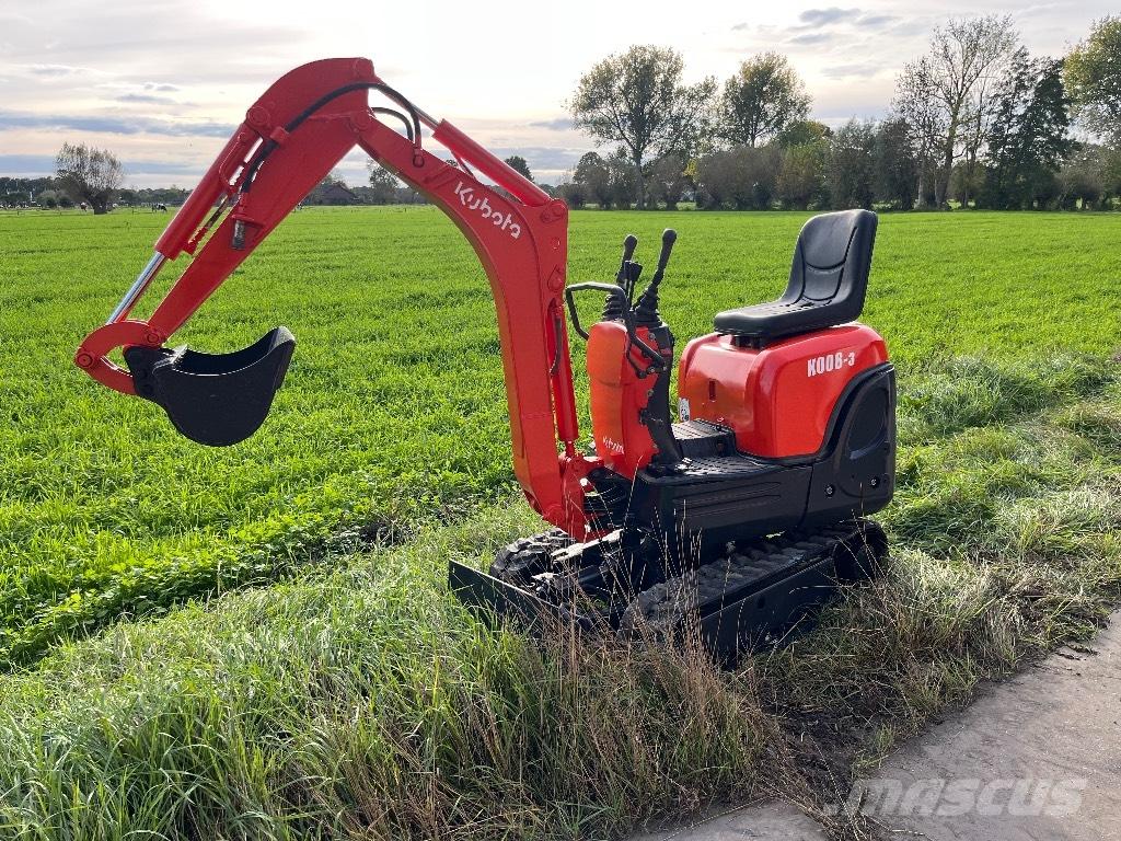 Kubota K 008-3 حفارات صغيرة أقل من 7 طن (حفارات صغيرة)