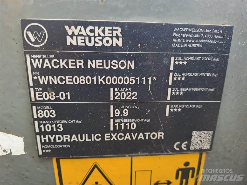 Wacker Neuson 803 حفارات زحافة