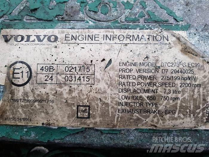 Engines D7C مكونات أخرى