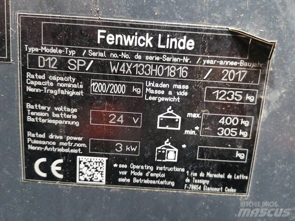 Linde D12 SP معدات التكديس الجوالة