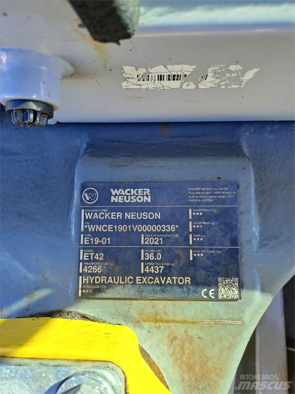 Wacker Neuson ET42 حفارات زحافة