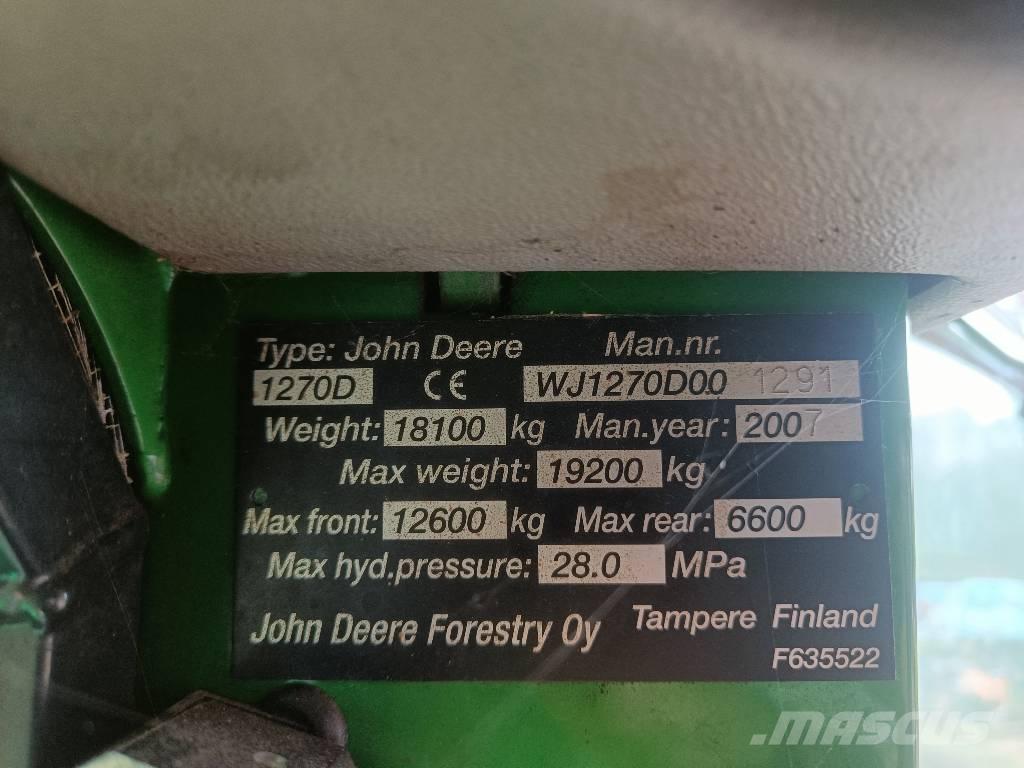 John Deere 1270 D حصادات
