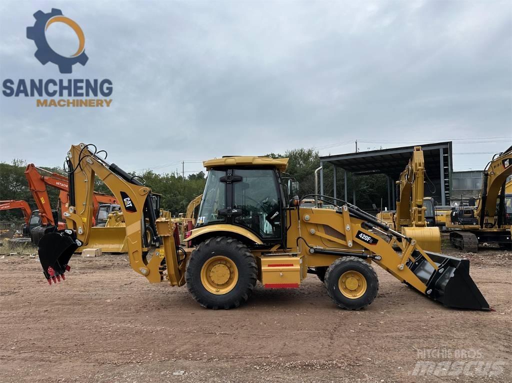 CAT 420 F لوادر ذات جرافات عكسية