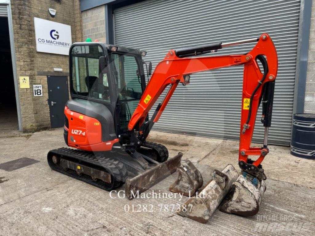 Kubota U 27-4 حفارات صغيرة أقل من 7 طن (حفارات صغيرة)