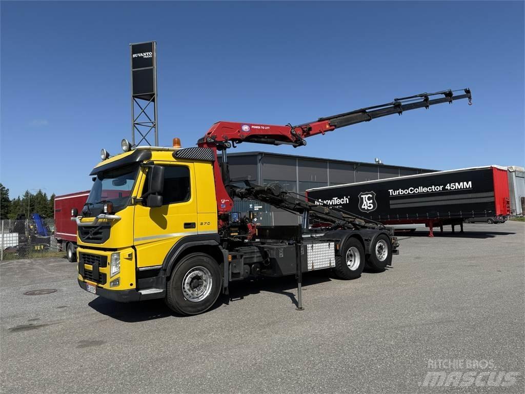 Volvo FM370 6X2 شاحنات الرافعات