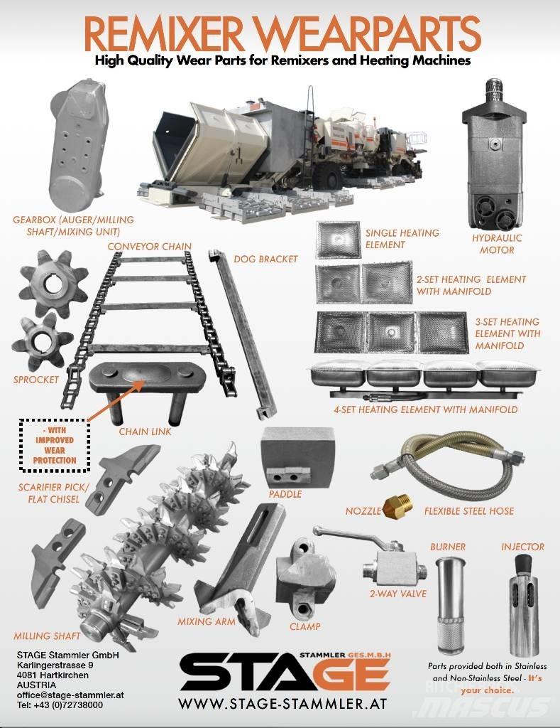 Wirtgen RX4500 ملحقات ماكينات الأسفلت