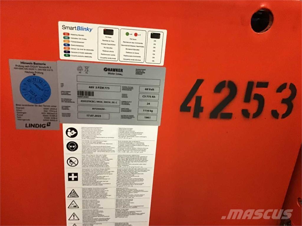 Linde EG16H شاحنات ذات رافعات شوكية تعمل بالكهرباء