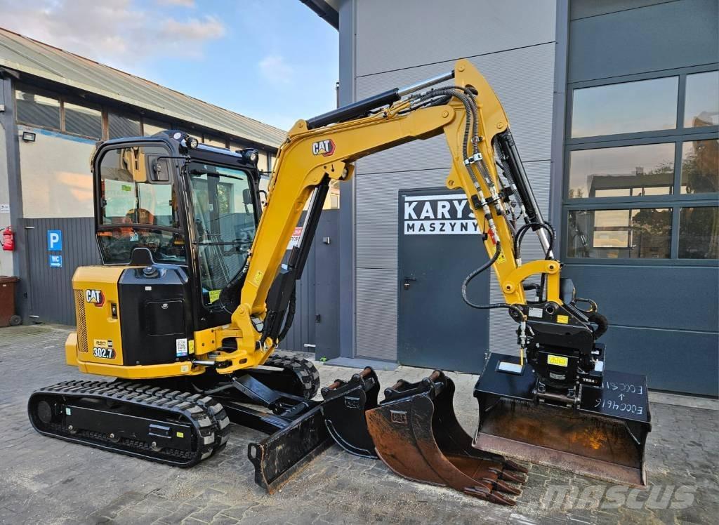 CAT 302.7 CR حفارات صغيرة أقل من 7 طن (حفارات صغيرة)