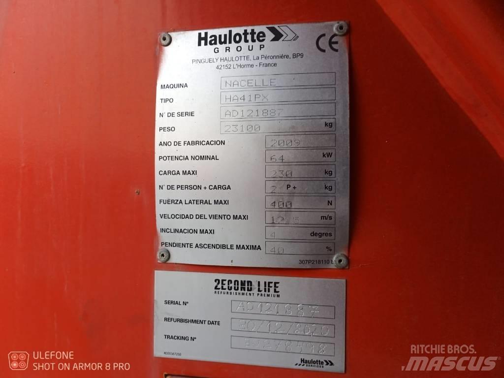 Haulotte HA 41 PX رافعات سلة مفصلية