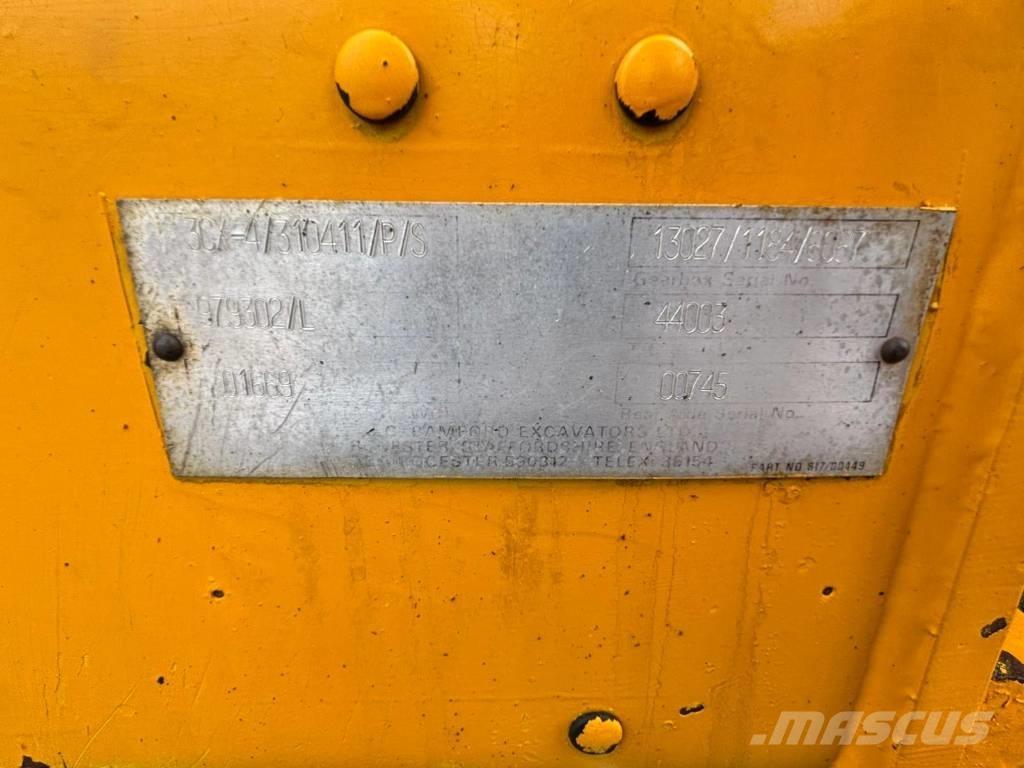 JCB 3 CX لوادر ذات جرافات عكسية