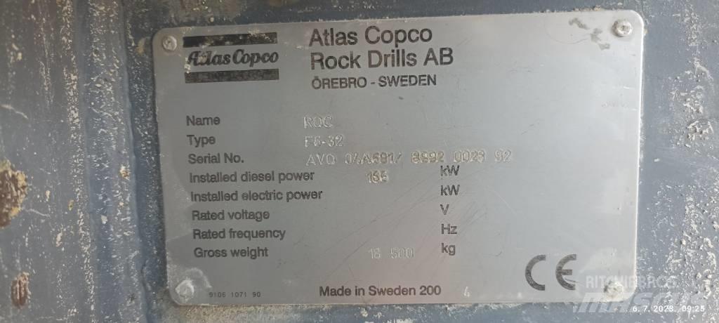 Atlas Copco F6 معدات الثقب السطحي