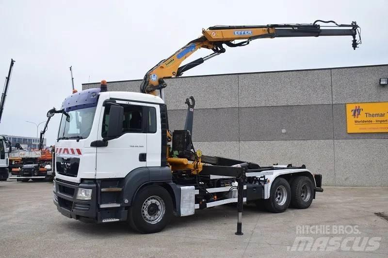 MAN TGS 26.360 شاحنات الرافعات الخطافية