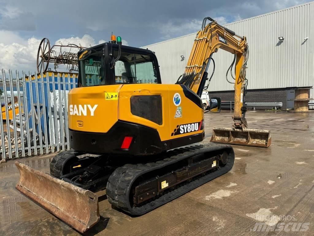 Sany SY 80 U حفارات وسط 7 طن - 12 طن