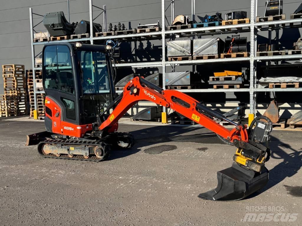 Kubota KX019-4 حفارات صغيرة أقل من 7 طن (حفارات صغيرة)