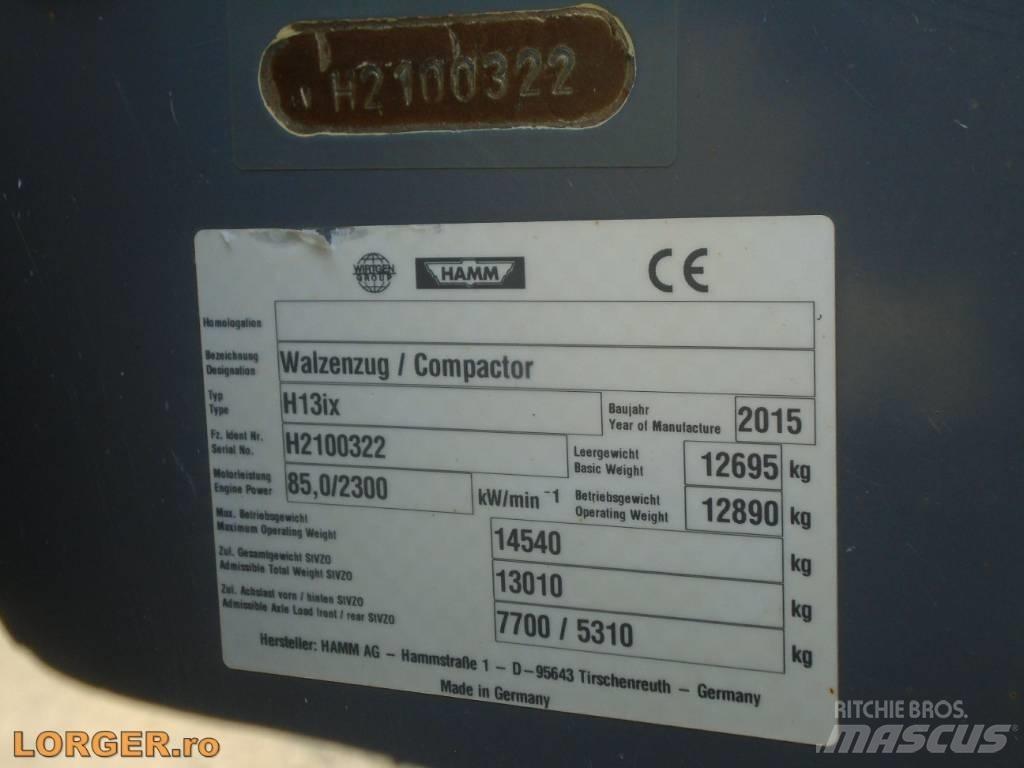 Hamm H13 i x مداحل أحادية الأسطوانة