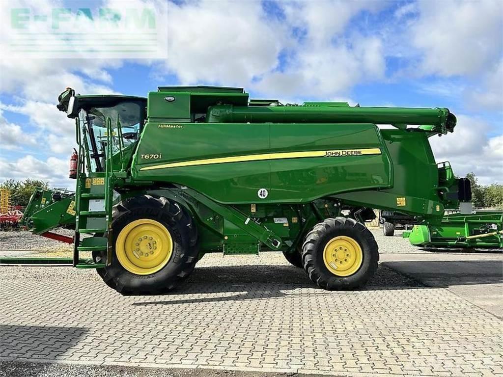 John Deere t670 hm حصادات